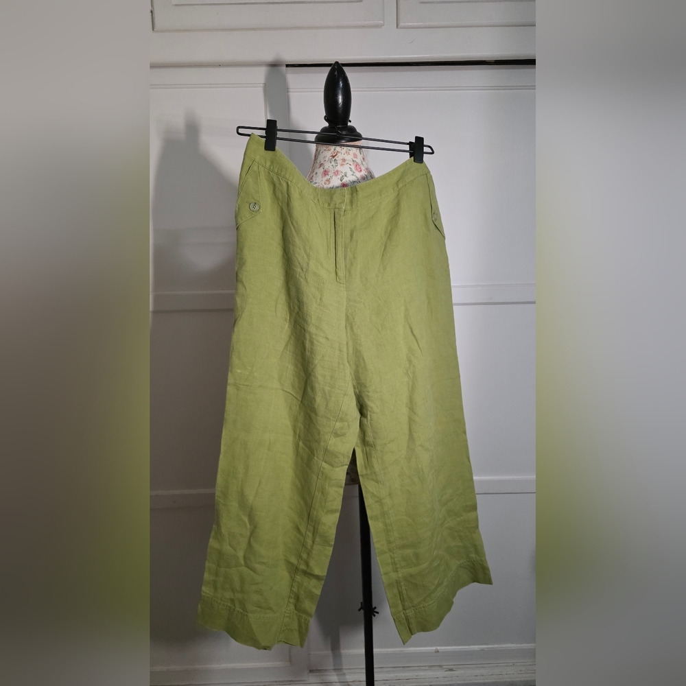 Pre- Owned J. Jill Sage Green Trousers SIZE 8